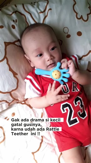 Ga ada drama bayik gatal gusinya soalnya udah ada mainan multifungsi ini 🤩🤩 #mainanbayi #mainanviral #mainananak #teether #bayi #fyp