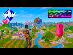 SteelSeries Apex Pro TKL ASMR 😴 Unreal Ranked 🏆 Satisfying Keyboard Fortnite 360 FPS 4K