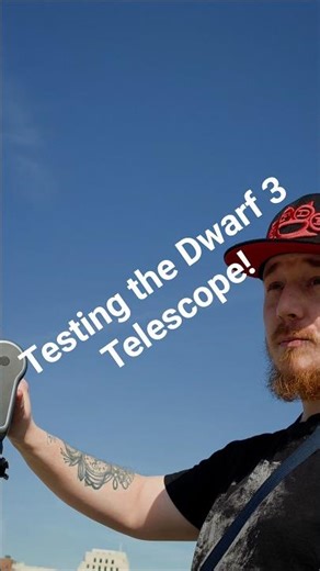 Testing the Dwarf 3 telescope! #london #dwarflab #viral