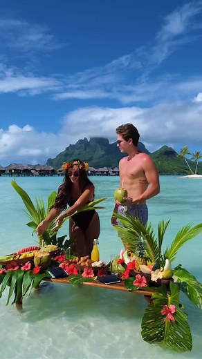 5.5K views · 121 reactions | Mouth-watering tropical delights served in true Bora Bora style are yours for taking every morning. : IG/hillary.bowles | Four Seasons Resort Bora Bora | Facebook
