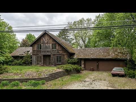 Exploring Abandoned Mid Century MANSION w/ Vintage Video Games Left Behind!!
