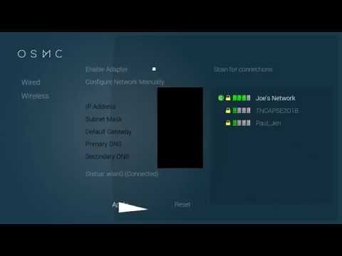 How To Setup WIreless On OSMC [Raspberry PI WIFI]