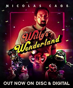 Join the party 🎉 Willy’s Wonderland is out now on disc & digital. Starring Nicolas Cage. | Madman Films