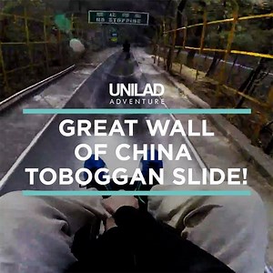 605K views · 1.2K reactions | You can get a toboggan down The Great Wall Of China and it looks incredible  | UNILAD Adventure | Facebook