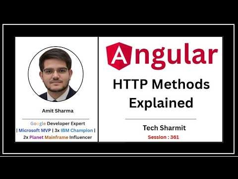 HTTP Methods Explained – GET, POST, PUT, DELETE | API in Angular | Angular Tutorial (Ep-361)