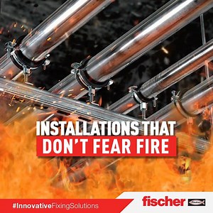 #fischerMEA Rest assured in the performance of fischer’s fire rated installations. With several global fire safety certifications that keeps your service in tact. #fischer #InnovativeFixingSolutions | fischer group