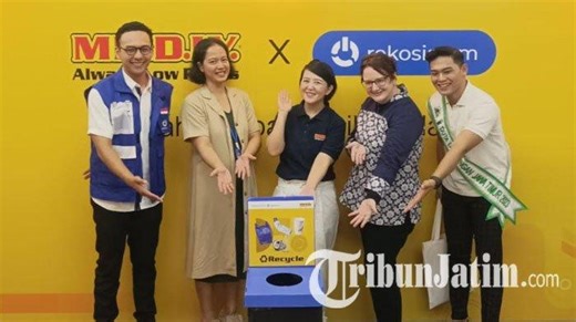 Dukung Indonesia Bebas Sampah 2025, MR.DIY Sediakan Dropstation Box di Toko-toko - Tribunjatim.com
