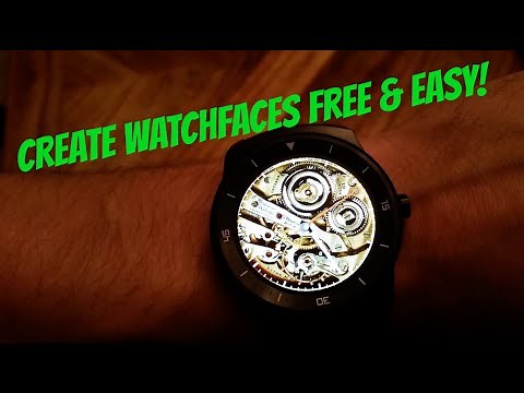 How to design Android Wear WATCH FACES FREE!