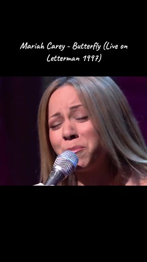 Mariah Carey Performance of 'Butterfly' Live on Letterman 1997