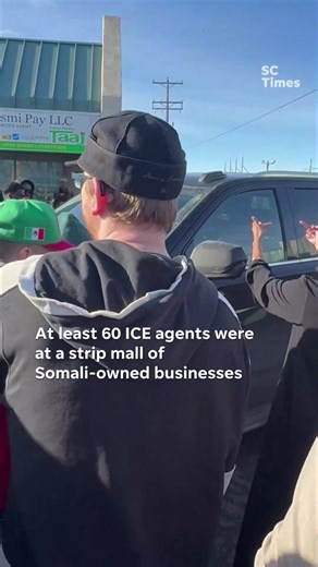 Watch tense standoff as dozens of ICE agents flood St. Cloud. Tap the link in comments for the latest on today's confrontation ⬇️ | St. Cloud Times