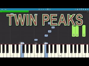 Twin Peaks Theme - Opening - Piano Cover / Tutorial