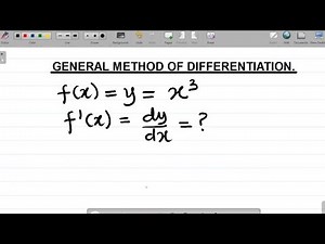 General method of differentiation fully explained #jonahemmanuel #differentiation
