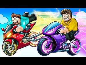 PRETENDING TO BE A NOOB IN SUPER BIKE RACE ROBLOX!!