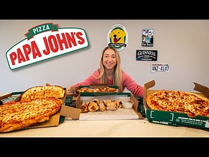 How I Train My Stomach Capacity | Papa John's Pizza Challenge