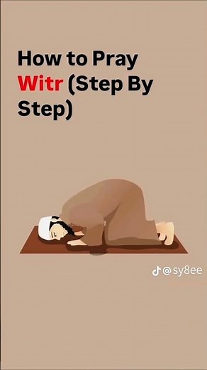 How to pray Witr step by step