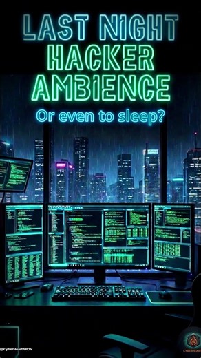 POV: Late Night Coding in a Cyberpunk City 🌃 作業用BGM | Deep Focus #shorts