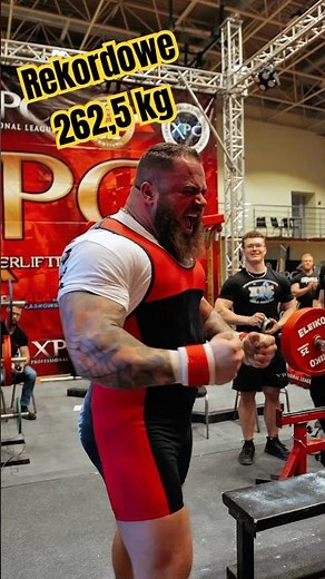 Daniel Karaszewski na XPC w Siedlcach 262,5kg #xpc #xpclasses #benchpress #sports #wpf #trening