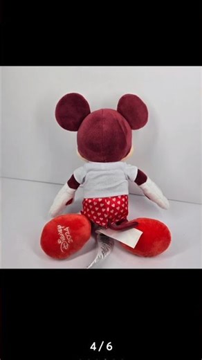 Sold a 2024 Disney Store Valentine's Day Mickey Mouse 12" Stuffed Animal Hearts Plush on Mercari