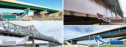 IDOT explains why Illinois bridges have certain colors