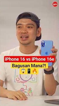 iPhone 16 vs. iPhone 16e, Which One Is Better?! 😱📱🔥 #gadgetin