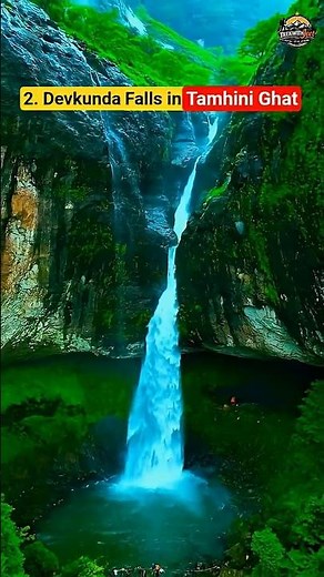🌧️ Top 10 Waterfalls in Maharashtra to Visit This Monsoon ☔ | Hidden & Famous Falls 💦👇 #shorts