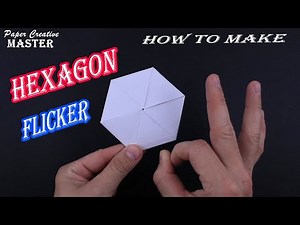 How to make a hexagonal throwing disc out of paper