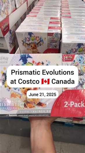 Prismatic Evolutions Launch at Costco Canada: Sold Out!