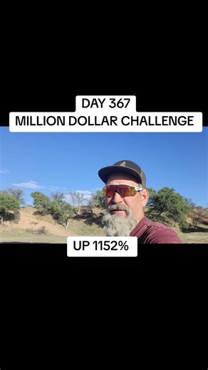 MILLION DOLLAR CHALLENGE DAY 367 #milliondollarchallenge #daytrading #traveltrading #cryptotrading
