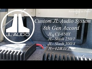 Full JL Audio System in My 8th Gen Honda Accord