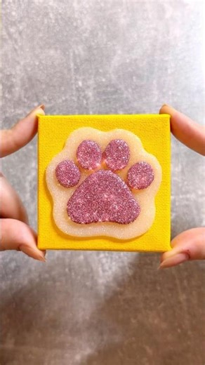 DIY Paw Print Canvas 🐾