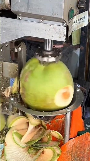 Insane Coconut Cutting Machine