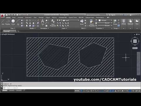 AutoCAD Wipeout Transparency | Two Methods are Shown