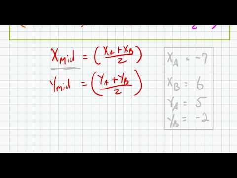 Geometry - Finding a Midpoint
