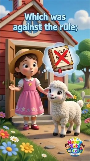 Mary Had a Little Lamb | Nursery Rhyme for Kids | Sing Along Song | Happy Tots TV