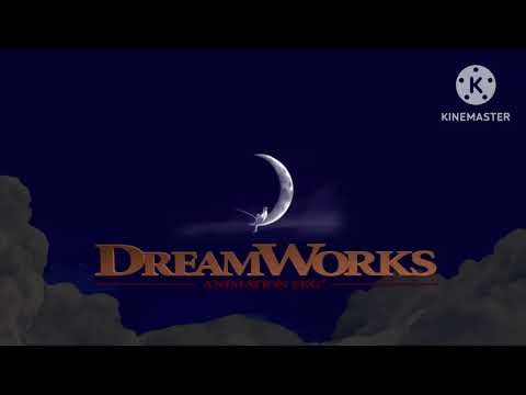Dreamworks Animation Logo (Monsters vs Aliens) in Color but In darker with the gray-orange title
