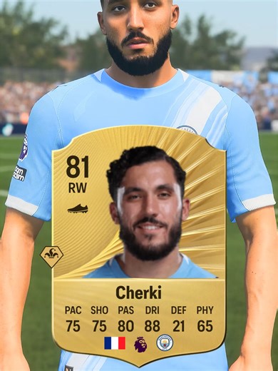 🇫🇷 RAYAN CHERKI FIFA / EA FC evolution (21‑26) — from Lyon to Manchester City 🔵⚪ #fifa #eafc26 #manchester_city #cherki #france #lyon #premierleague