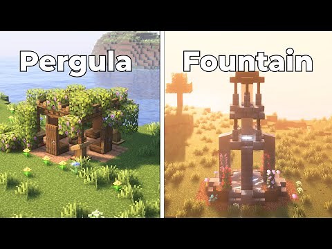 3 Minecraft OUTDOOR Build Hacks & Designs for Your World!