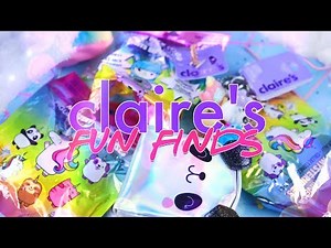 Claire's Fun Finds PLUS DIY Fuzzy Backpack