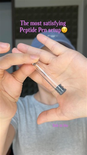 Simple peptide pen setup just in 5 seconds #peptidepen #ghkcu #retatrutide #nadplus #tirzepatide
