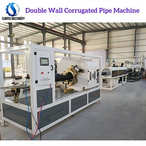 [Hot Item] 50-160mm Double Wall Corrugated Dwc Pipe HDPE PE PVC Water Drainage Pipe Extrusion Production Making Manufacturing Machine