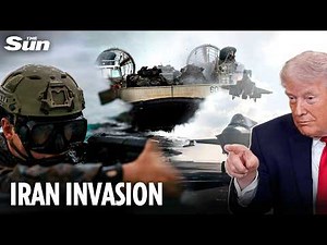 Hovercrafts & drone lasers deployed: Trump’s forces ready to land in Iran