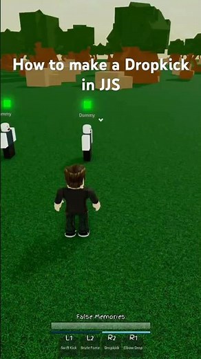 How to make a drop kick in JJS #jjs #jujutsushenanigans #skillbuilding
