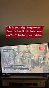 If you have toddlers go watch Santa’s live North Pole cam on YouTube! 🎅🏻🎄❤️ #momlife #toddlermom #toddlerlife #Christmas #momhacks | Breerenee33