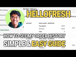 How To See My Order History On HelloFresh: Step-By-Step Guide