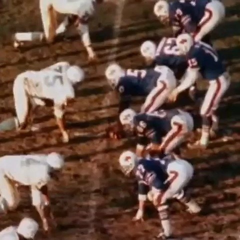 1969-11-16 Miami Dolphins @ Buffalo Bills (O. J. Simpson 55-yard pass from Jack Kemp) | On this day in Professional Football History