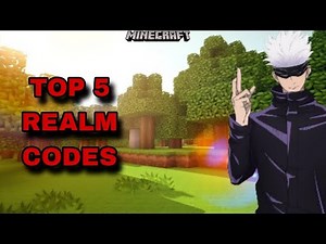*NEW* TOP 5 BEST REALM CODES FOR MINECRAFT BEDROCK EDITION!