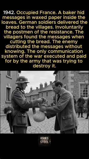German soldiers delivered bread not knowing resistance messages were hidden inside
