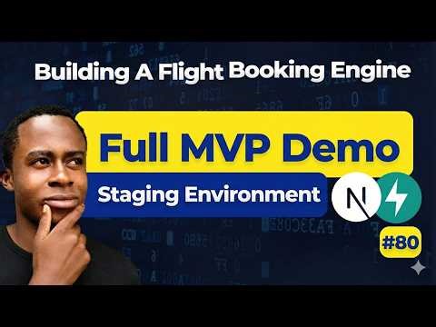 I built a Flight Booking Engine using FastAPI and Next.js (MVP Demo) | Day 80