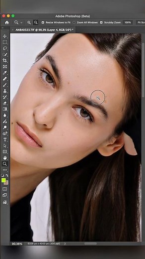 Film-look color grading and retouching digital photos in Photoshop #photoshop #photoediting #retouch