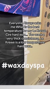 17 reactions · 6 comments | Wax Temperature- #lekrewecire #waxdayspa #brazilianwax Temperature of the wax needs to be warm NEVER hot ⚜️⚜️⚜️⚜️⚜️⚜️ | Jessica Waxdayspa | Facebook